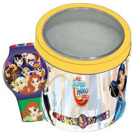 SUPER HERO GIRLS - Tin Box WATCHES CARTOON