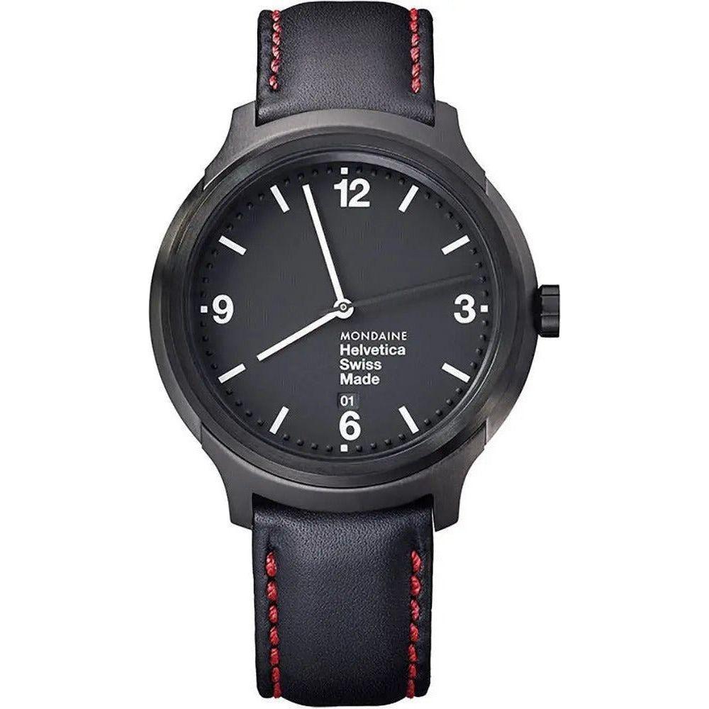 MONDAINE Mod. HELVETICA No. 1 BOLD NY Edt. WATCHES MONDAINE