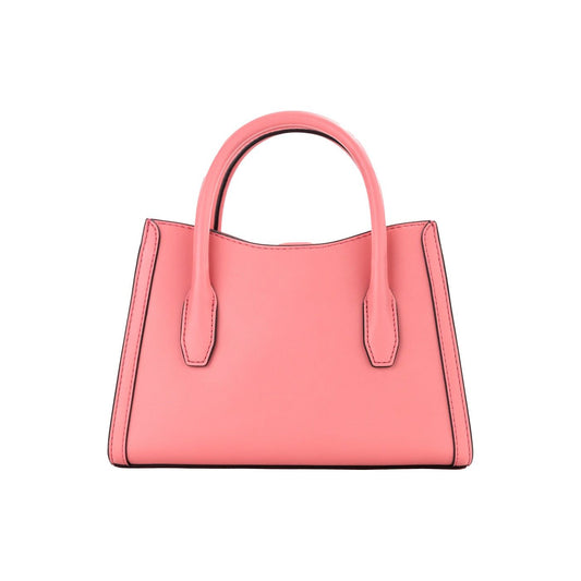 Michael Kors | Gabby Small Tea Rose Faux Leather Top Zip Satchel Crossbody Bag | McRichard Designer Brands