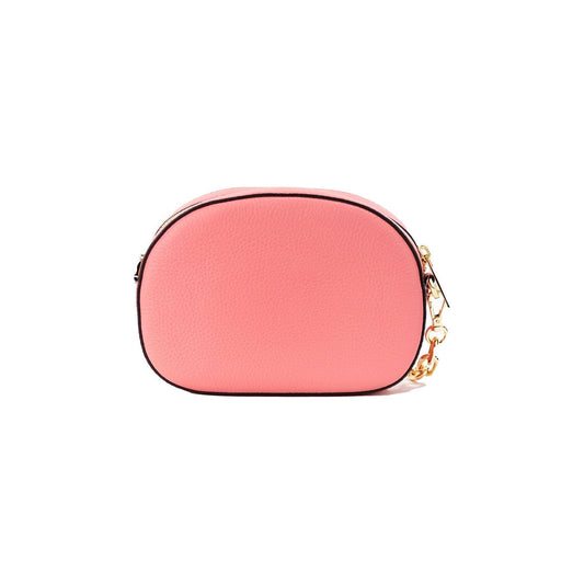 Michael Kors | Jet Set Glam Tea Rose Leather Oval Crossbody Handbag Purse | McRichard Designer Brands