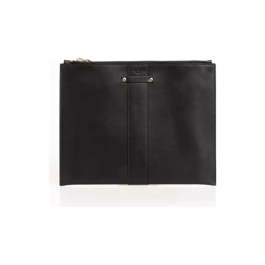 Trussardi | Black Leather Wallet - McRichard Designer Brands
